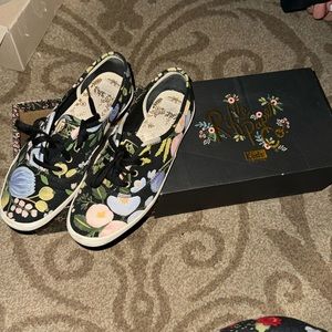 - Keds shoes with Rifle Paper Company design.